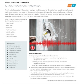 Audio Exception Detection in Southern Florida,  FL