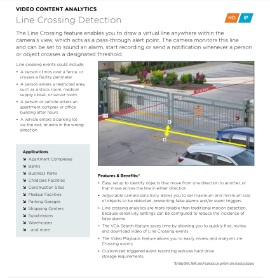 Line Crossing Detection in Southern Florida,  FL